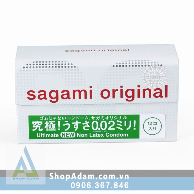 Bao cao su Sagami Original 0.02 size 55 ± 2mm 