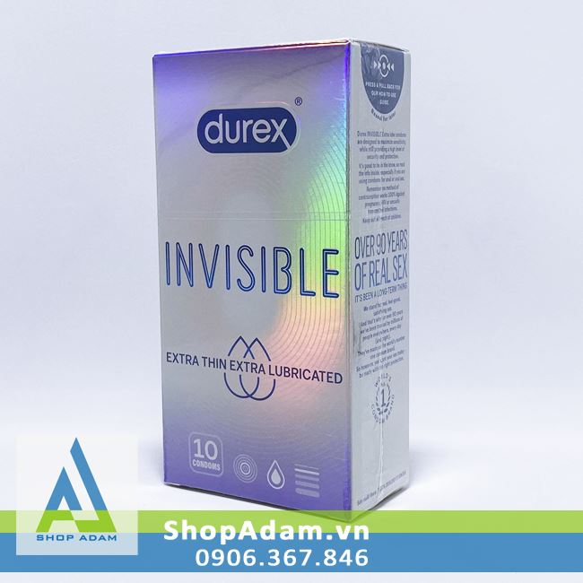 Bao cao su Durex Invisible Extra Thin