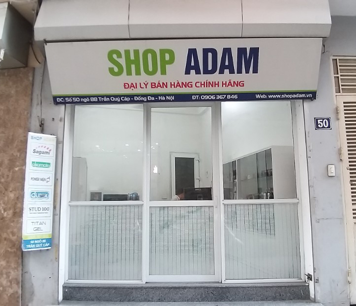 Shop dương vật giả gắn tường Shop Adam