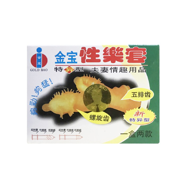 Bao cao su râu gai to GOLD - 2 chiếc 