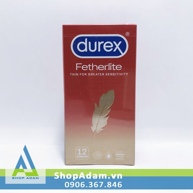 Bao cao su siêu mỏng Durex Fetherlite (Hộp 12 chiếc) 