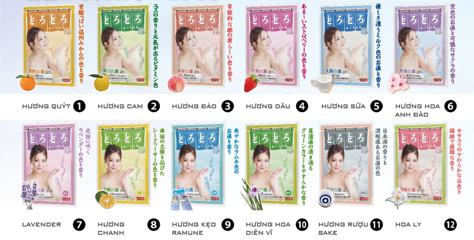 Bột pha dầu massage body Toro SSI JAPAN gói 30g siêu tiết kiệm
