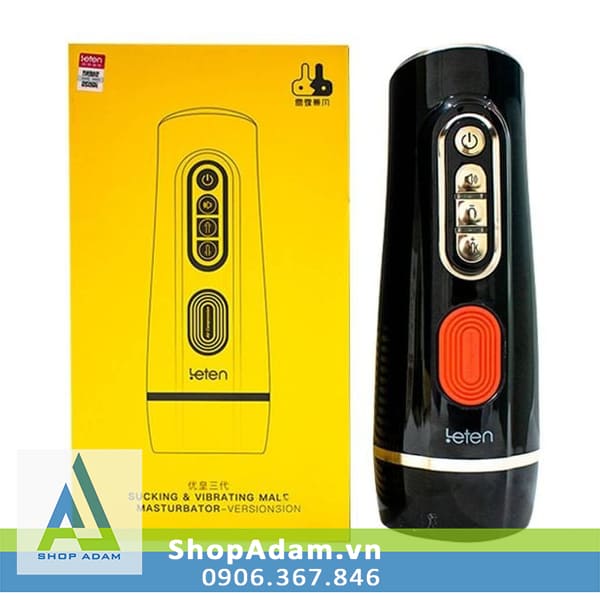 Dụng cụ tình yêu cho nam rung rên co bóp Leten Intelligent 