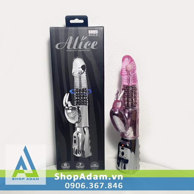 Dương vật giả có rung xoay ngoáy size to Baile Alice 