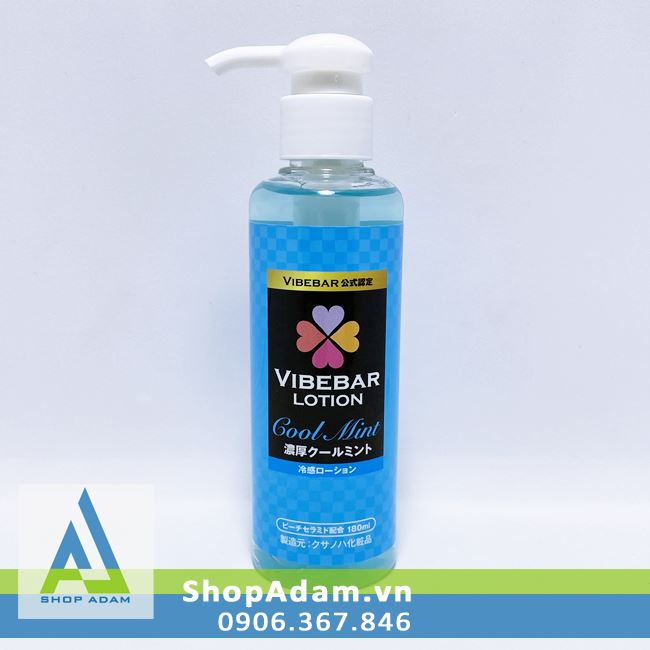 Gel bôi trơn mát lạnh Vibebar Lotion Cool Mint Nhật Bản 180ml 