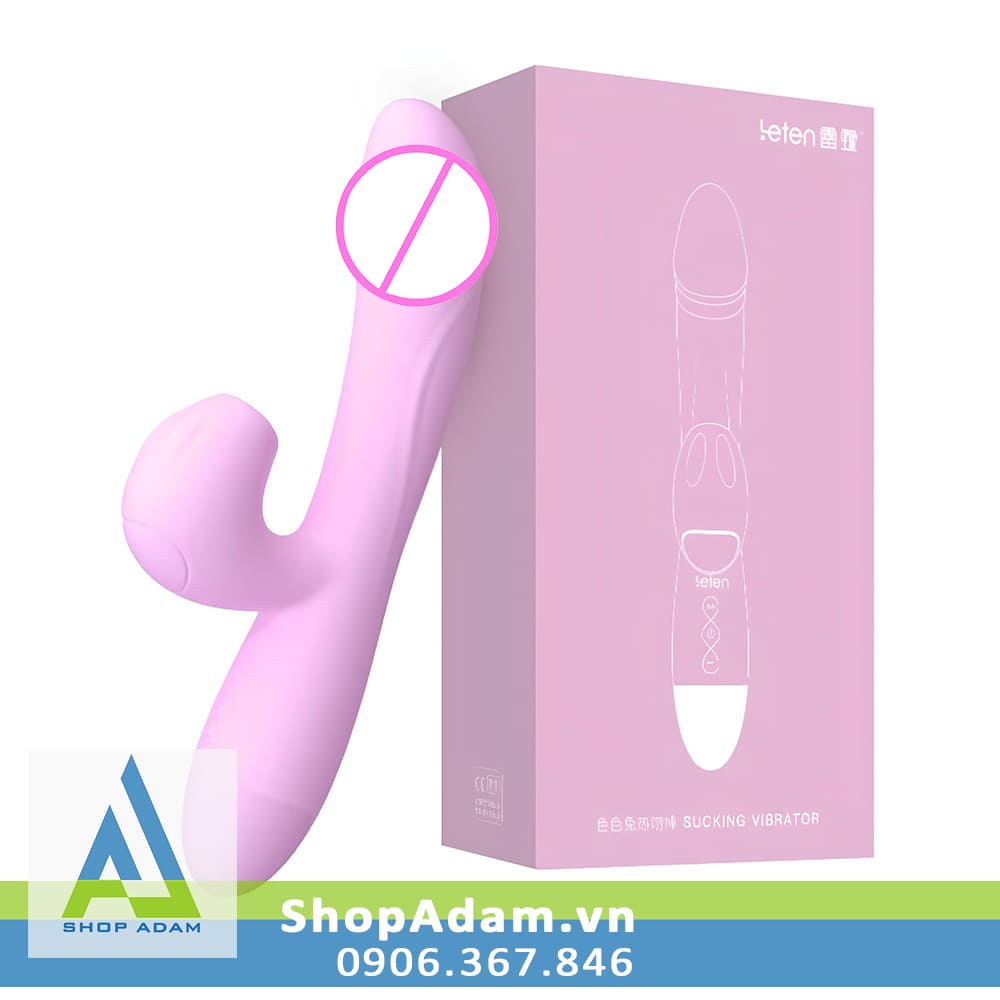 Leten Rabbit Sucking Vibrator DV giả rung hút sưởi ấm