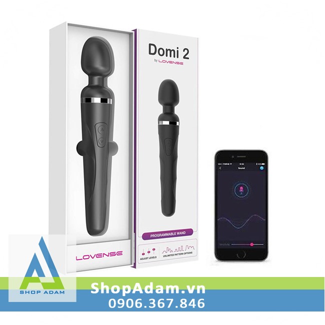 Lovense Domi 2 chày rung massage cao cấp điều khiển từ xa bằng smartphone 