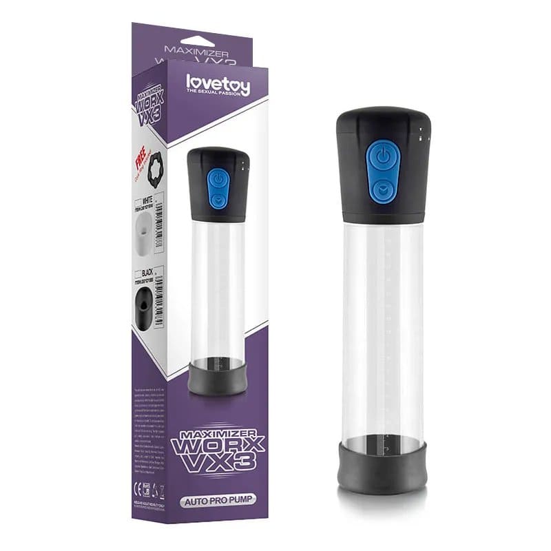 Máy bơm tăng kích thước dương vật Lovetoy Worx VX3 