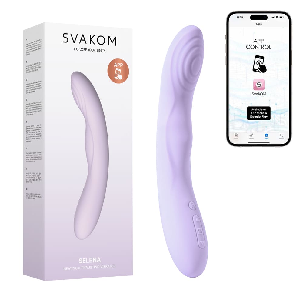 Máy rung thụt cho nữ kết nối điện thoại Svakom Selena 