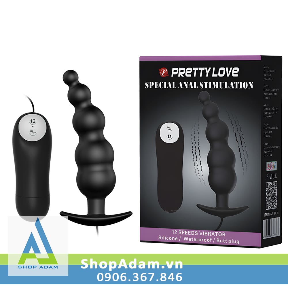 Pretty Love Special Anal máy massage hậu môn có rung 12 chế độ 