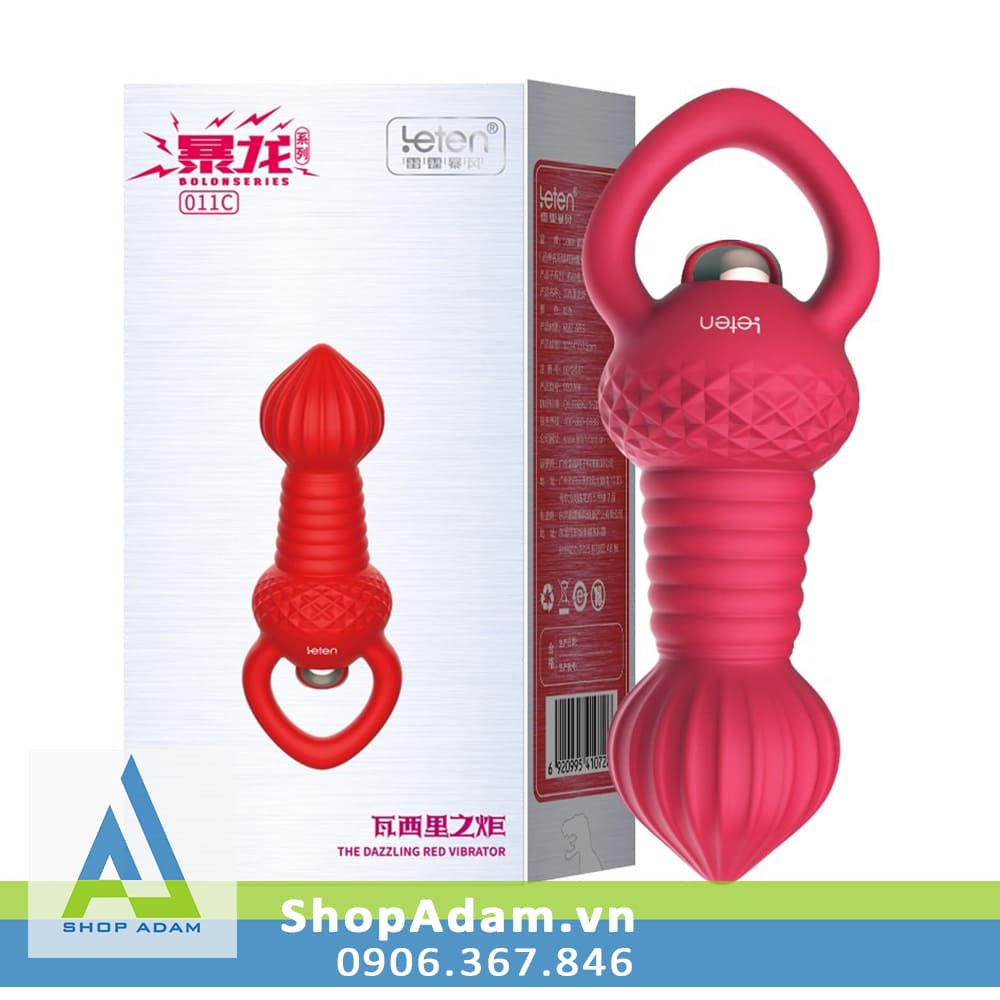 Sextoy hậu môn cao cấp siêu rung Leten Prague Love 