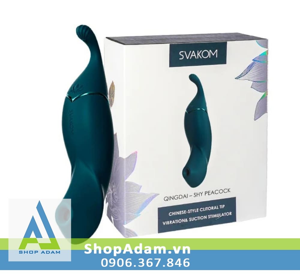 Svakom Qingdai Shy Peacock máy tự sướng rung hút cho nữ