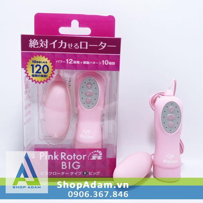 Trứng rung tình yêu mạnh Pink Rotor BIG - Nhật Bản 