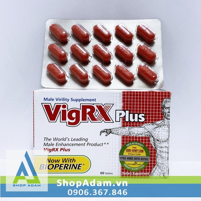 Viên uống tăng cường sinh lý nam giới VigRX Plus - Mỹ 