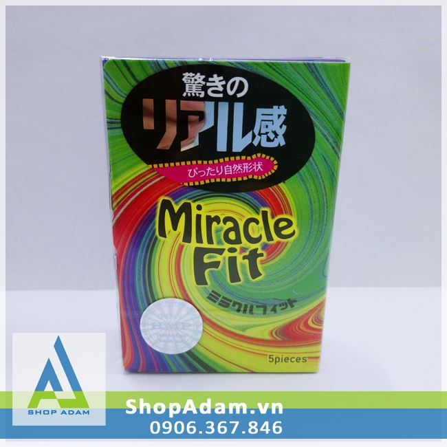 Bao cao su cỡ nhỏ Sagami Miracle Fit (Hộp 10 chiếc)