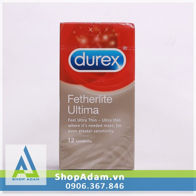 Bao cao su siêu mỏng DUREX Fetherlite Ultima (Hộp 12 chiếc)