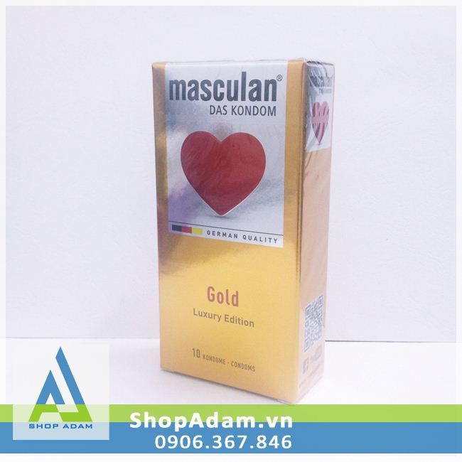 Bao cao su Masculan Gold - Đức (Hộp 10 chiếc)