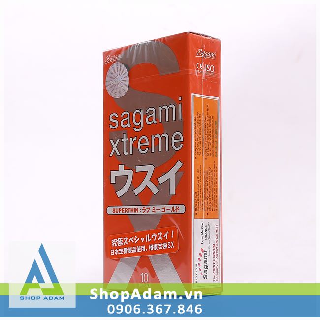 Bao cao su Nhật Bản siêu mỏng SAGAMI Love Me Orange (Hộp 10 chiếc) 