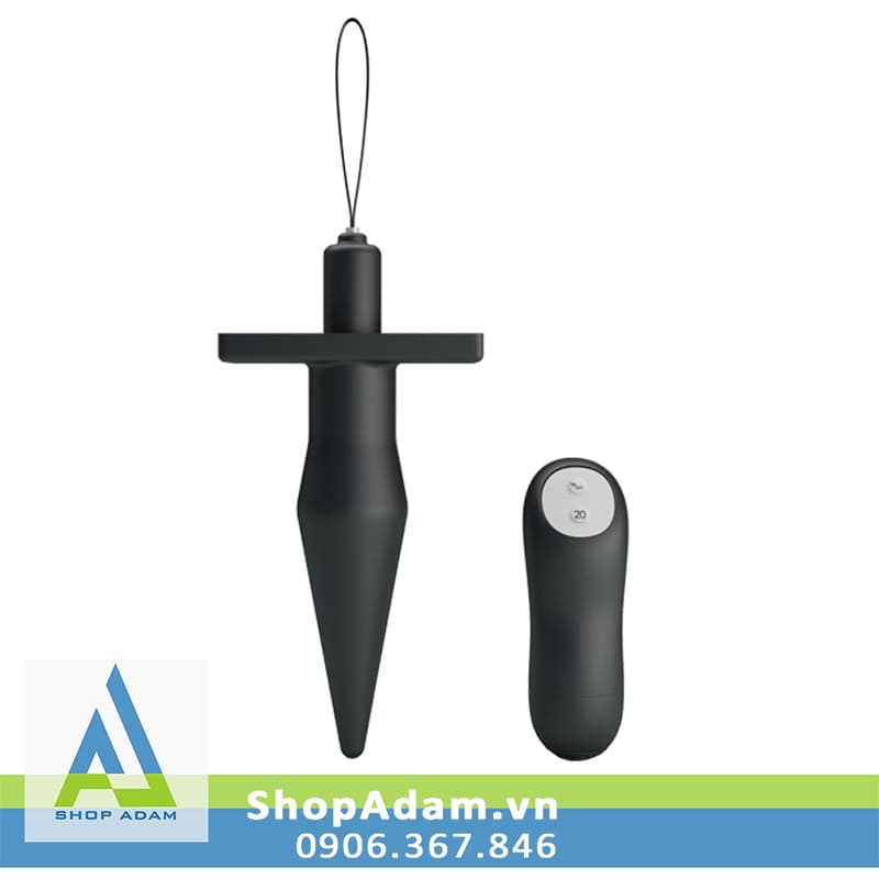 Baile Butt Plug massage hậu môn 20 chế độ rung điều khiển remote Baile Butt Plug massage hậu môn 20 chế độ rung điều khiển remote