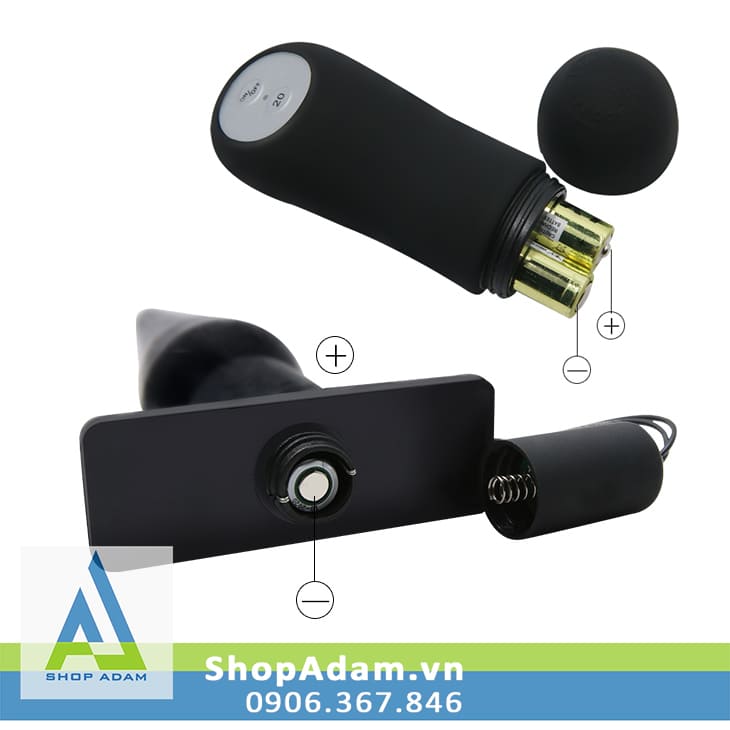 Baile Butt Plug massage hậu môn 20 chế độ rung điều khiển remote Baile Butt Plug massage hậu môn 20 chế độ rung điều khiển remote