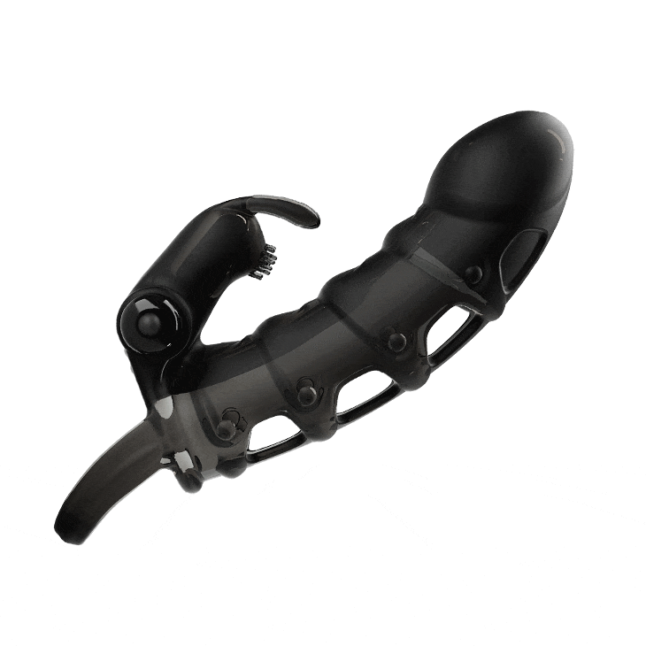 Bao cao su đôn dên lưới quai đeo rung hai đầu Pretty Love Cuper