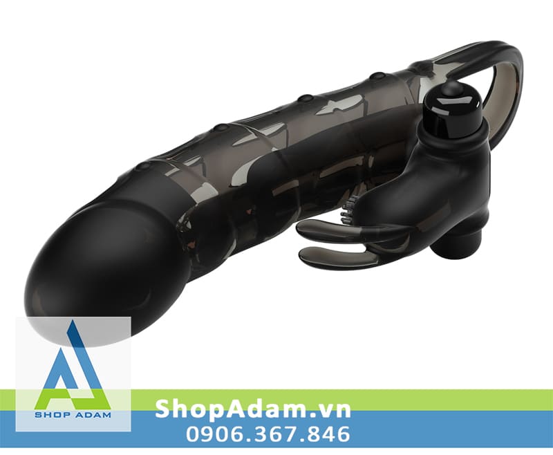 Bao cao su đôn dên lưới quai đeo rung hai đầu Pretty Love Cuper