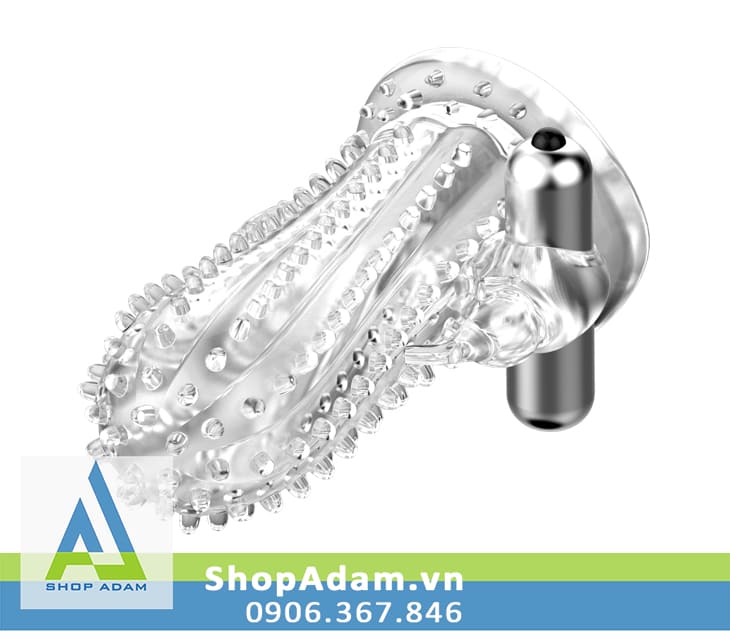 Bao cao su đôn dên size lớn gai to siêu rung Brave Man