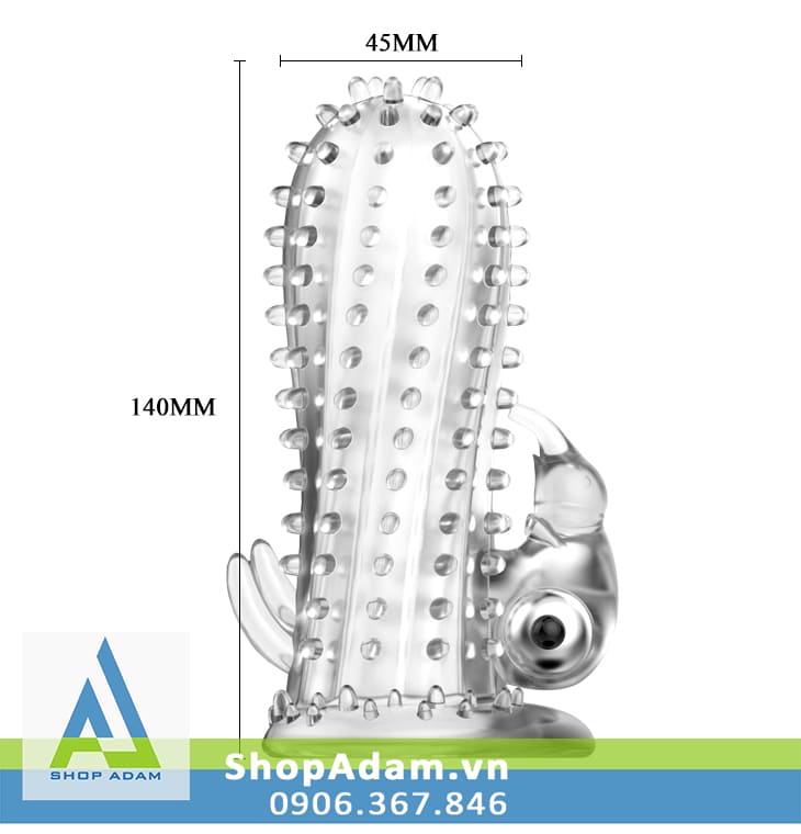 Bao cao su đôn dên size lớn gai to siêu rung Brave Man