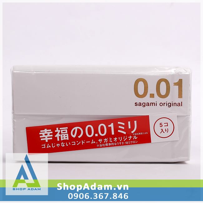 Bao cao su mỏng nhất thế giới Sagami Original 0.01 mm