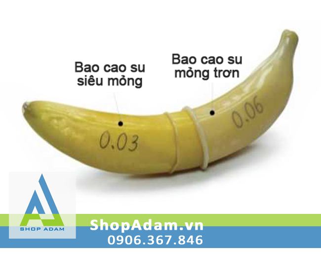 Sự khác nhau giữa bao cao su siêu mỏng và bao cao su mỏng trơn