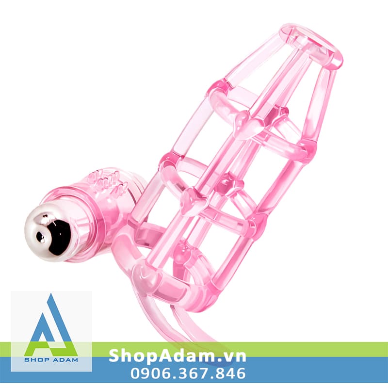 Bao đôn silicon hình rọ siêu rung kích thích Sweet Cage