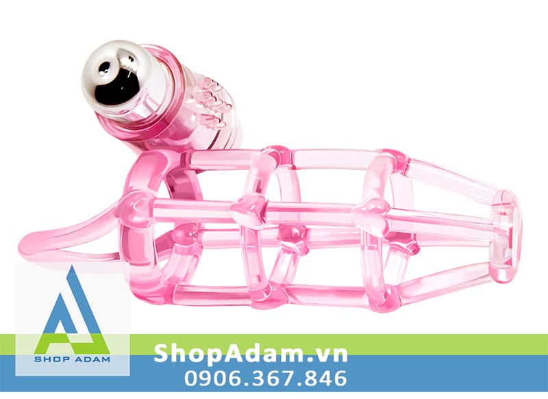 Bao đôn silicon hình rọ siêu rung kích thích Sweet Cage