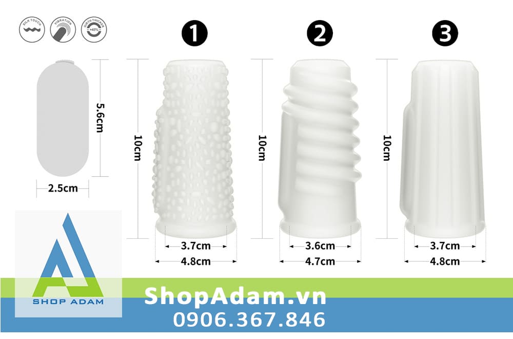 Bcs đôn khúc giữa có rung Lovetoy Spiral Knights Ring