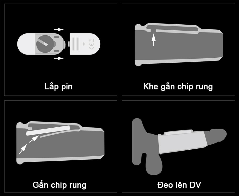Bcs đôn khúc giữa có rung Lovetoy Spiral Knights Ring