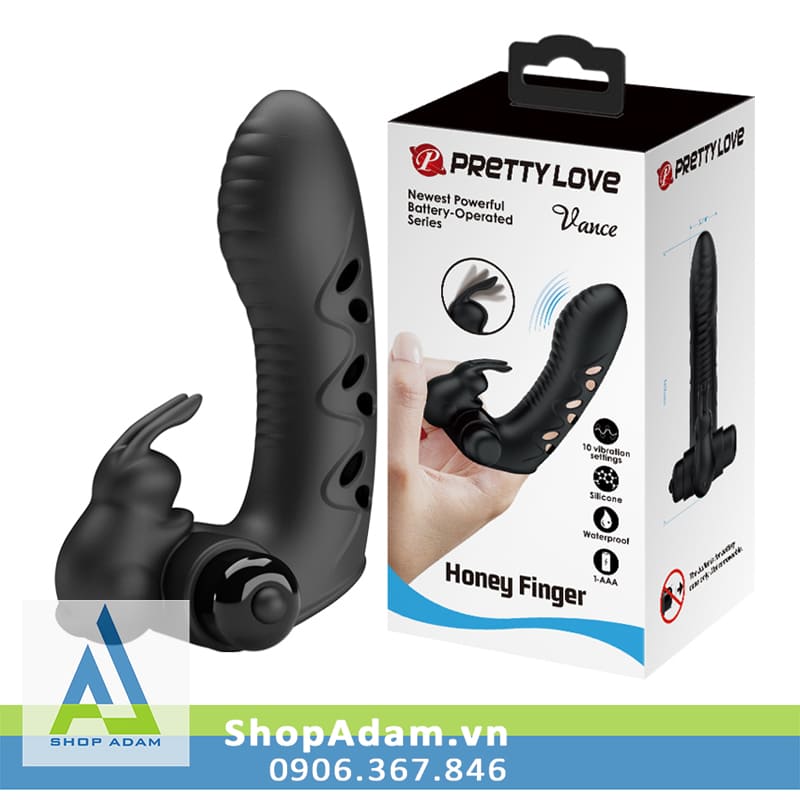Bcs đôn ngón tay massage vùng kín 10 chế độ rung Pretty Love Vance