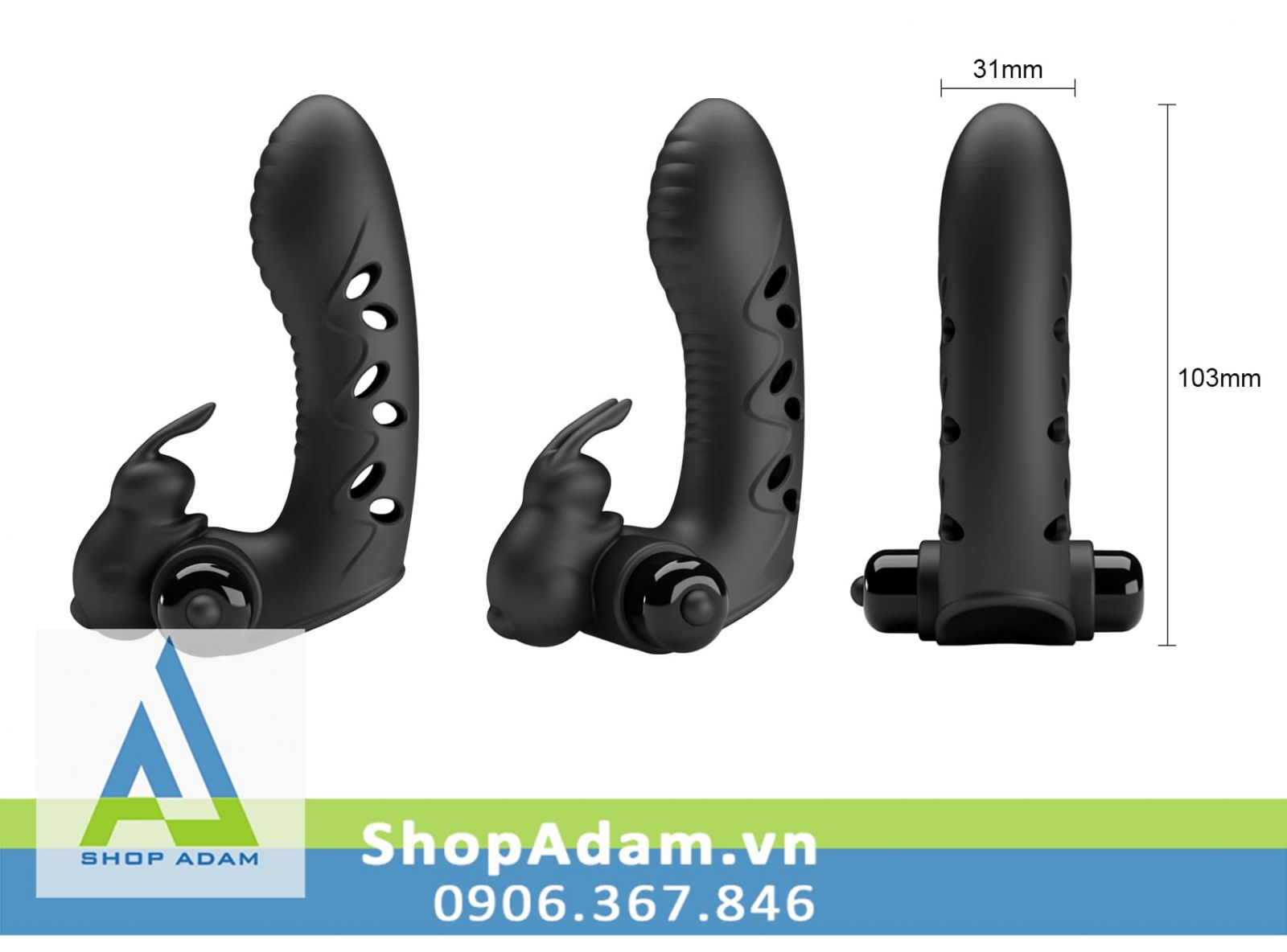 Bcs đôn ngón tay massage vùng kín 10 chế độ rung Pretty Love Vance