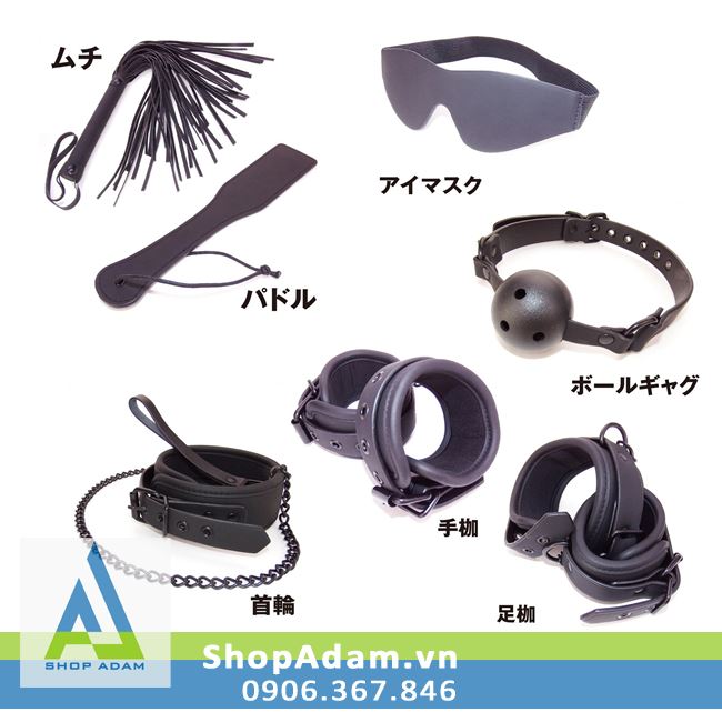 Bộ dụng cụ BDSM cao cấp 7 món Wild One Starter Kit - Nhật Bản