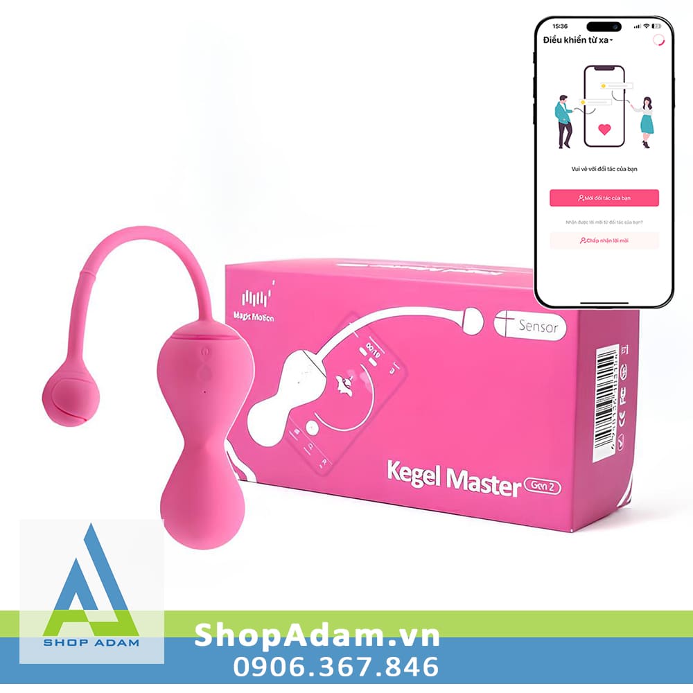 Bóng tập se khít vùng kín kết nối App Magic Motion Kegel Master Gen 2