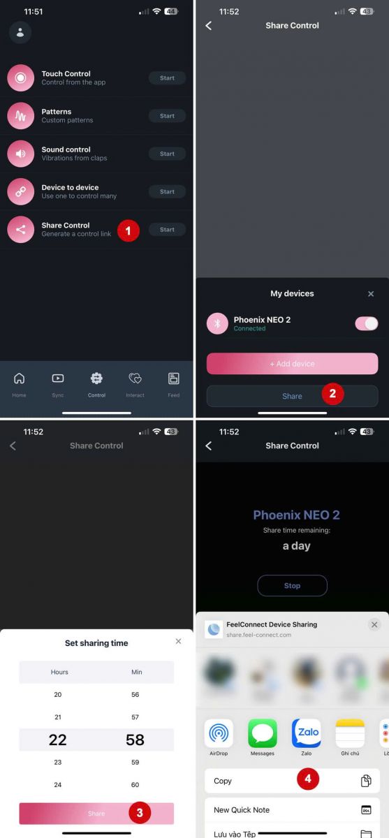cách kết nối thiết bị với fellconnect 3