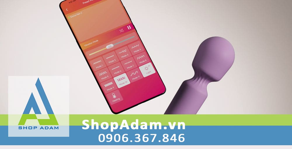 Chày rung cao cấp có sưởi ấm kết nối App Svakom Emma Neo 2