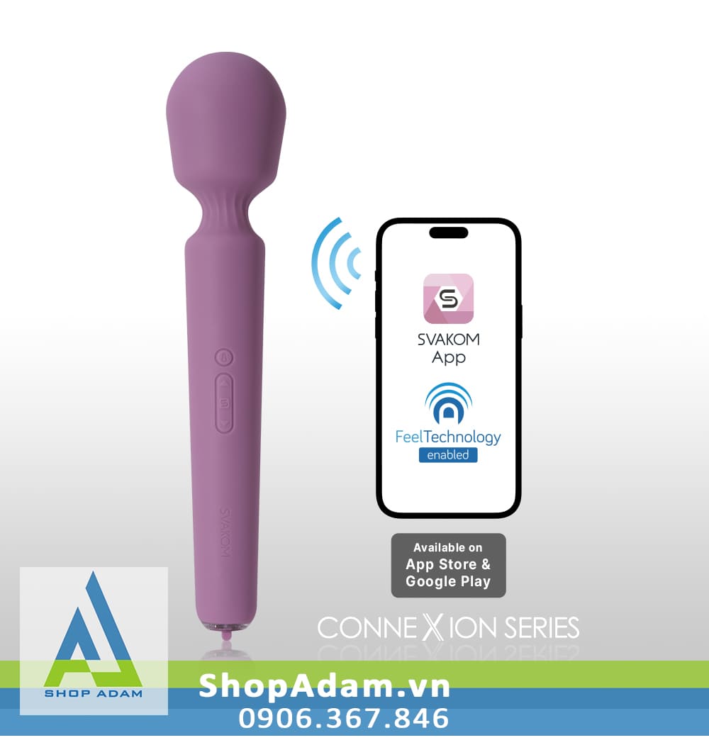 Chày rung cao cấp có sưởi ấm kết nối App Svakom Emma Neo 2
