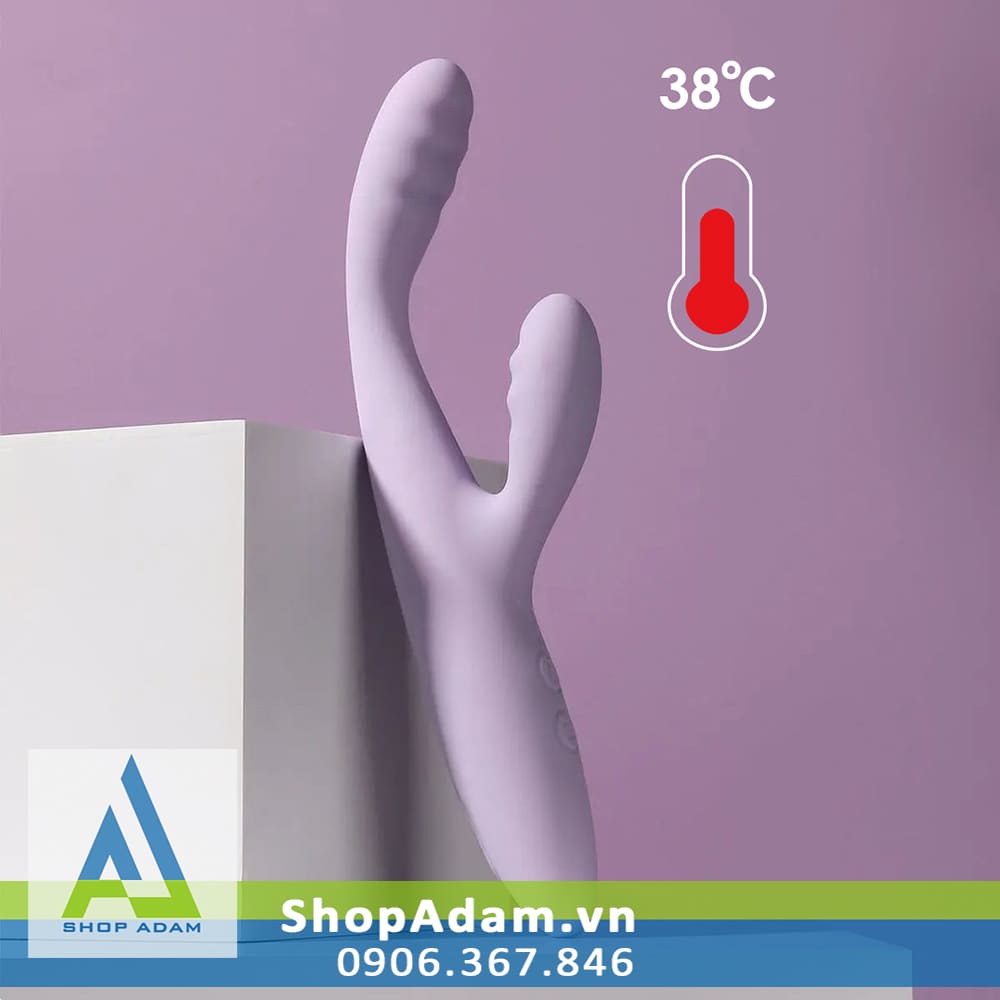 Chày rung hai nhánh có sưởi ấm Svakom Cici+ 2 kết nối App