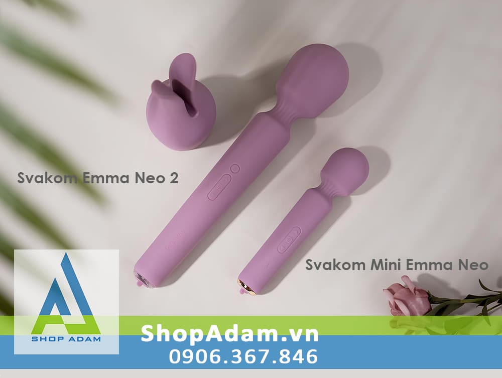 Chày rung cao cấp có sưởi ấm kết nối App Svakom Emma Neo 2