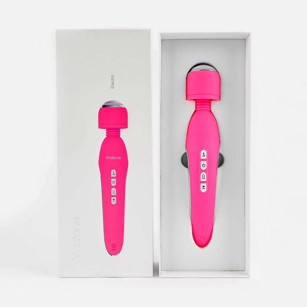 Chày rung Nhật Bản 2 đầu có xung điện Nalone Electro Wand Chày rung Nhật Bản 2 đầu có xung điện Nalone Electro Wand