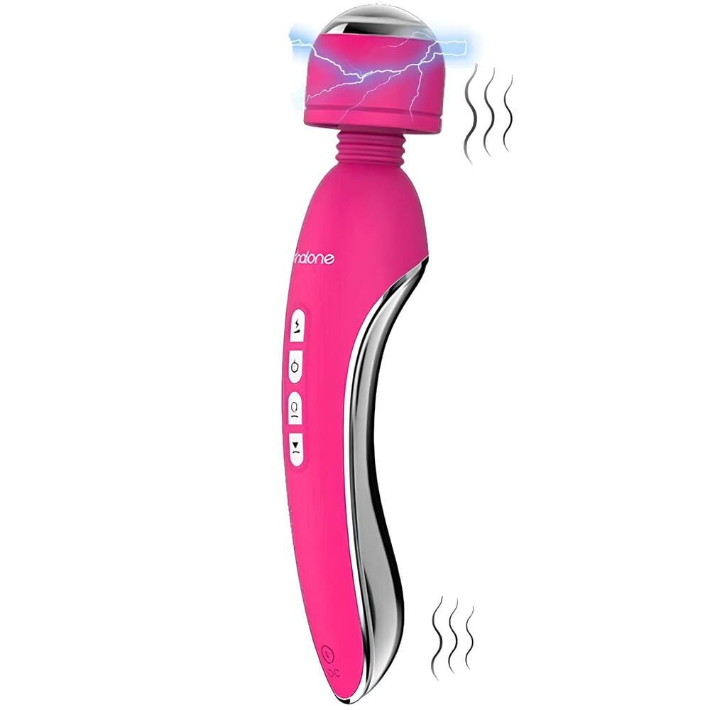 Chày rung Nhật Bản 2 đầu có xung điện Nalone Electro Wand Chày rung Nhật Bản 2 đầu có xung điện Nalone Electro Wand