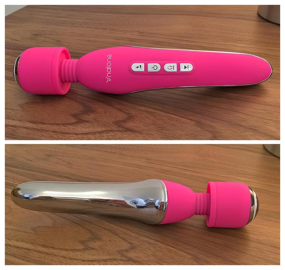 Chày rung Nhật Bản 2 đầu có xung điện Nalone Electro Wand Chày rung Nhật Bản 2 đầu có xung điện Nalone Electro Wand