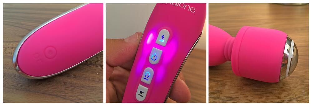 Chày rung Nhật Bản 2 đầu có xung điện Nalone Electro Wand Chày rung Nhật Bản 2 đầu có xung điện Nalone Electro Wand