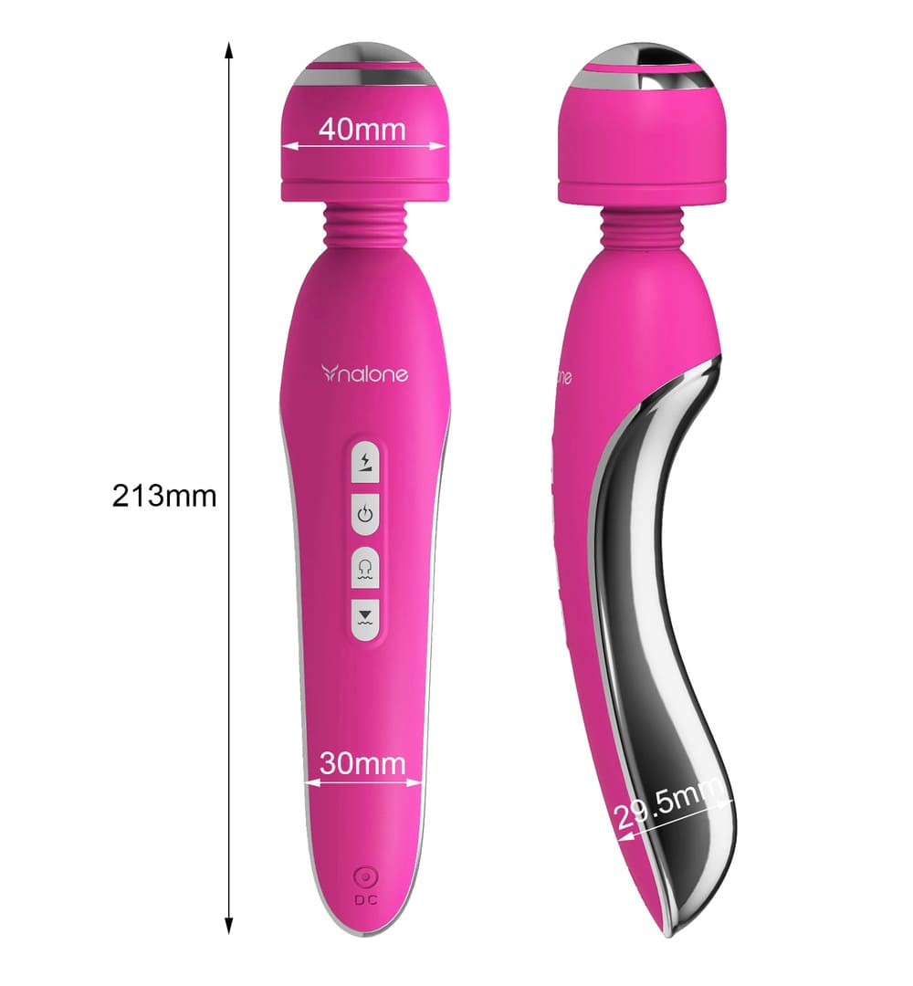 Chày rung Nhật Bản 2 đầu có xung điện Nalone Electro Wand Chày rung Nhật Bản 2 đầu có xung điện Nalone Electro Wand