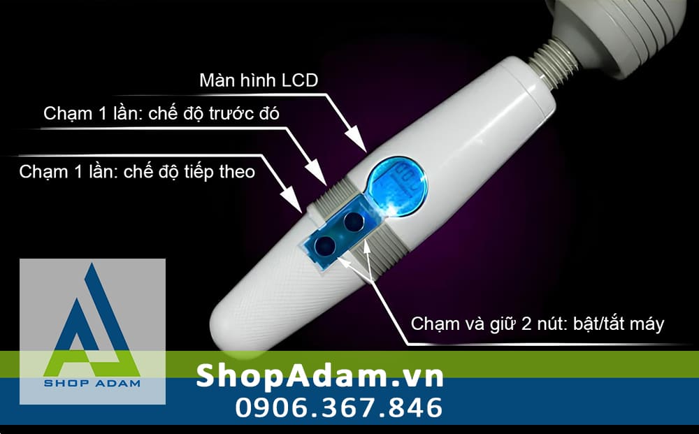 Chày rung siêu mạnh cao cấp Luoge Super Vibrators