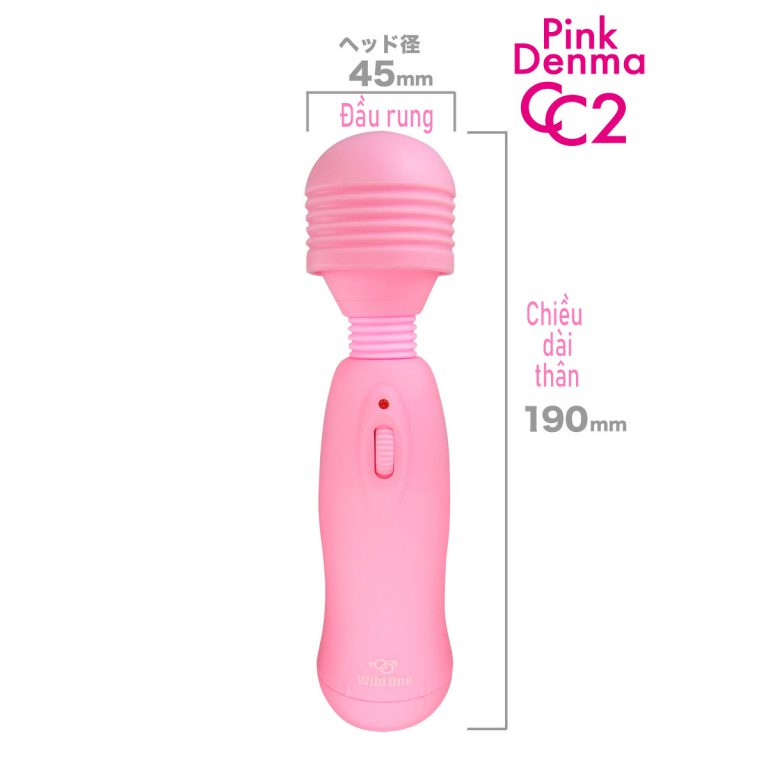Chày rung siêu mạnh Pink Denma CC2 - Nhật Bản